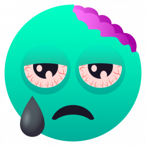 Crying zombie 