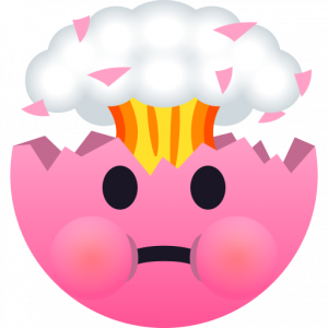 Face nauseated exploding head 