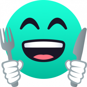 Face with fork and knife 