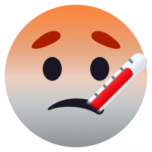 Face with thermometer 