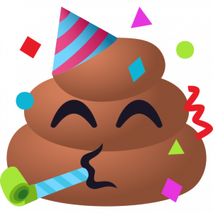 Partying poo 