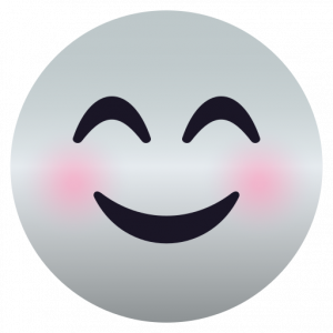 Smiling face with smiling eyes 